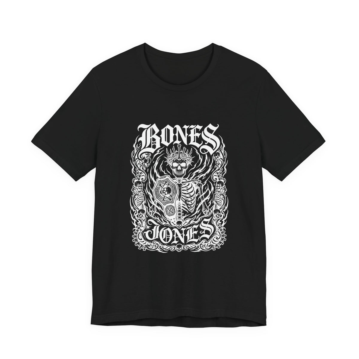 Jon Jones Bones T-Shirt Black