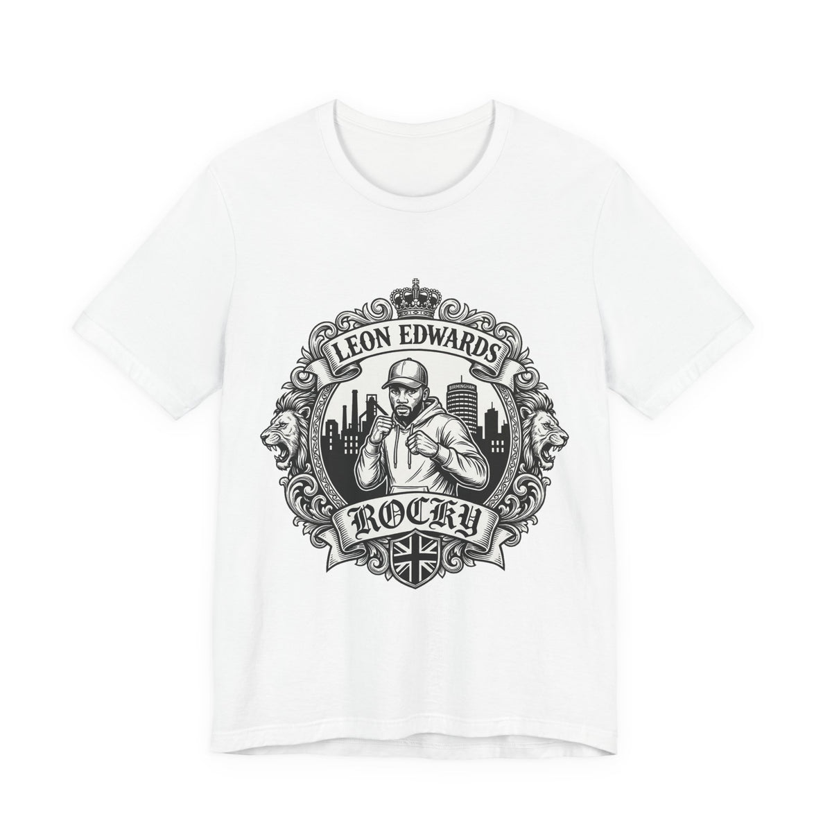 Leon Edwards Rocky T-Shirt White