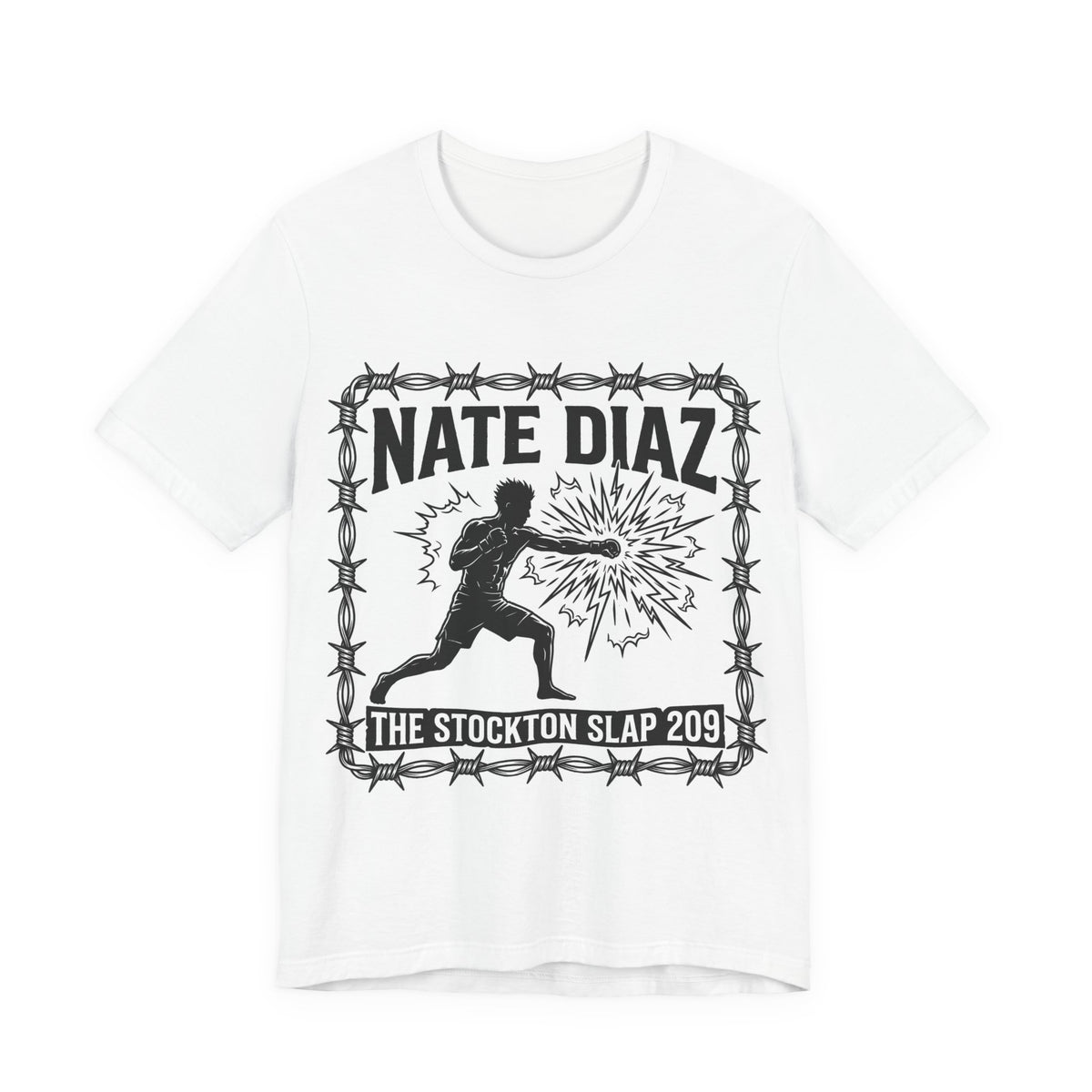 Nate Diaz Stockton Slap T-Shirt White