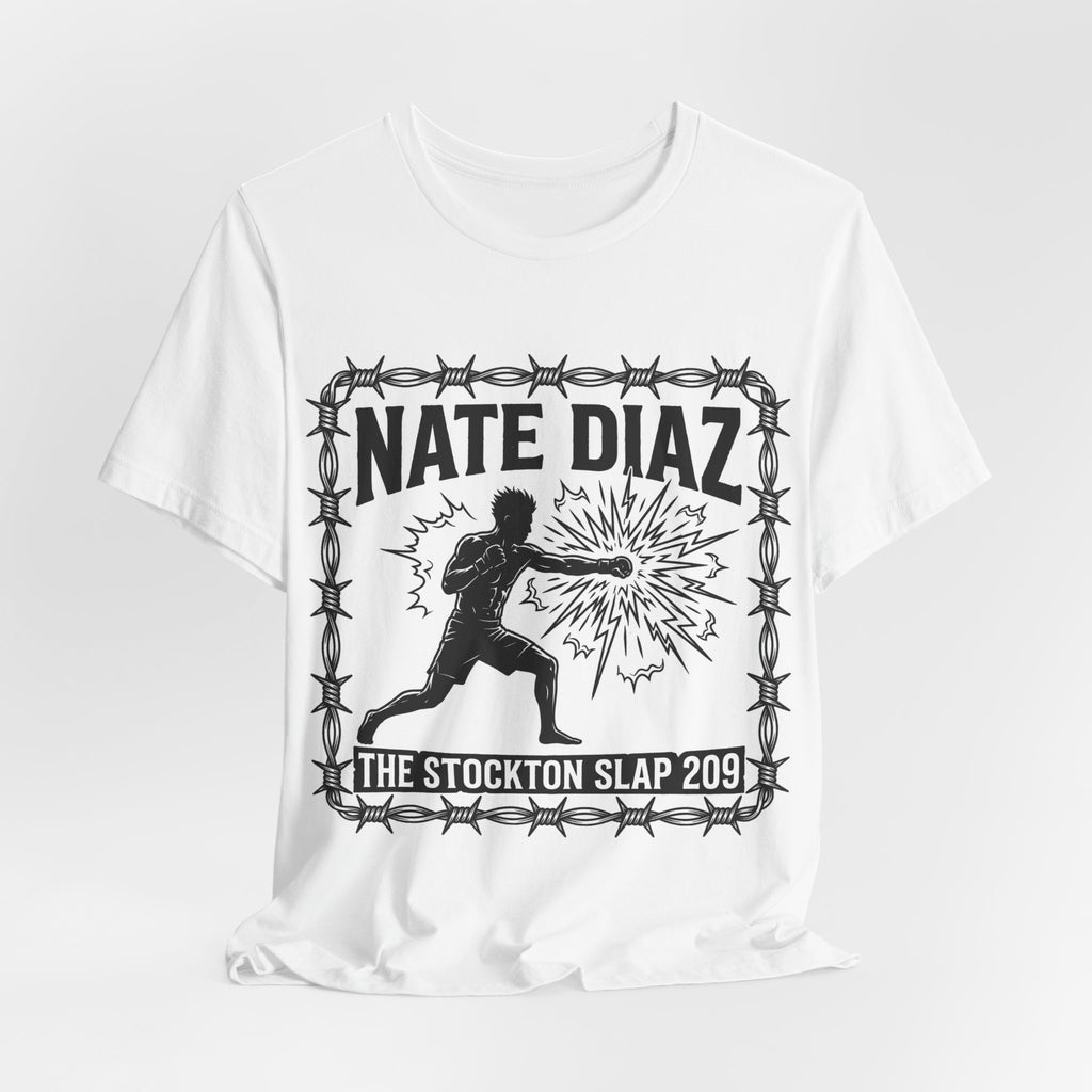 Nate Diaz Stockton Slap T-Shirt White